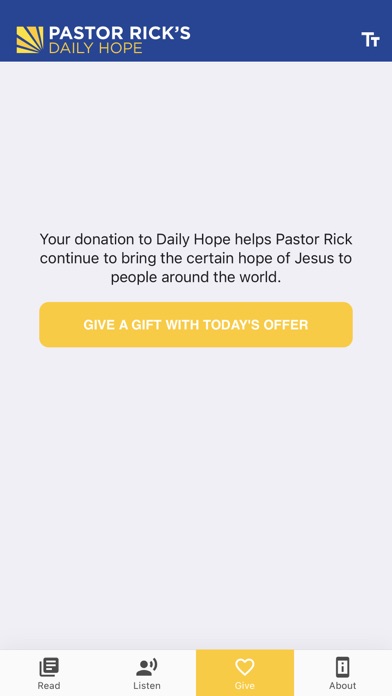 Daily Hope Screenshot