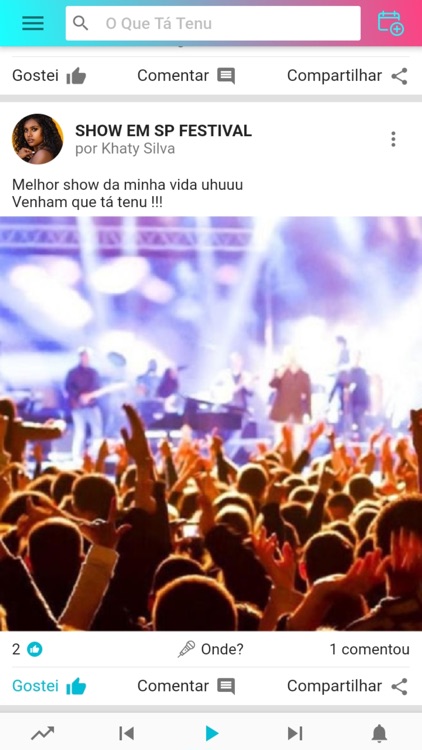 O Que Tá Tenu: Eventos e Shows