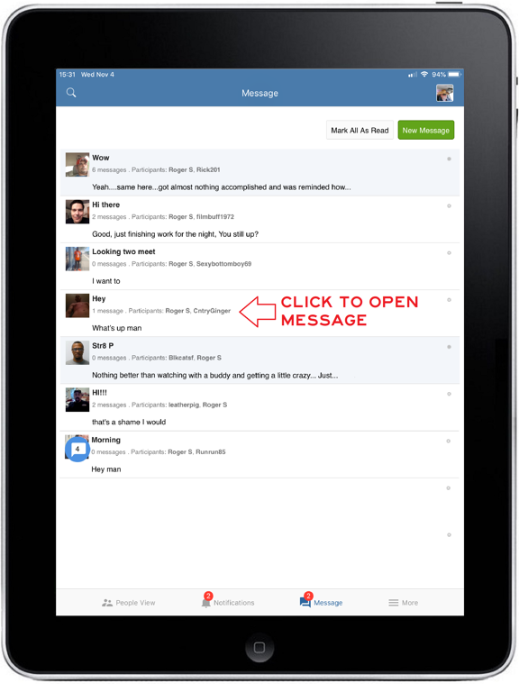 Screenshot #6 pour TruckerSucker gay dating chat