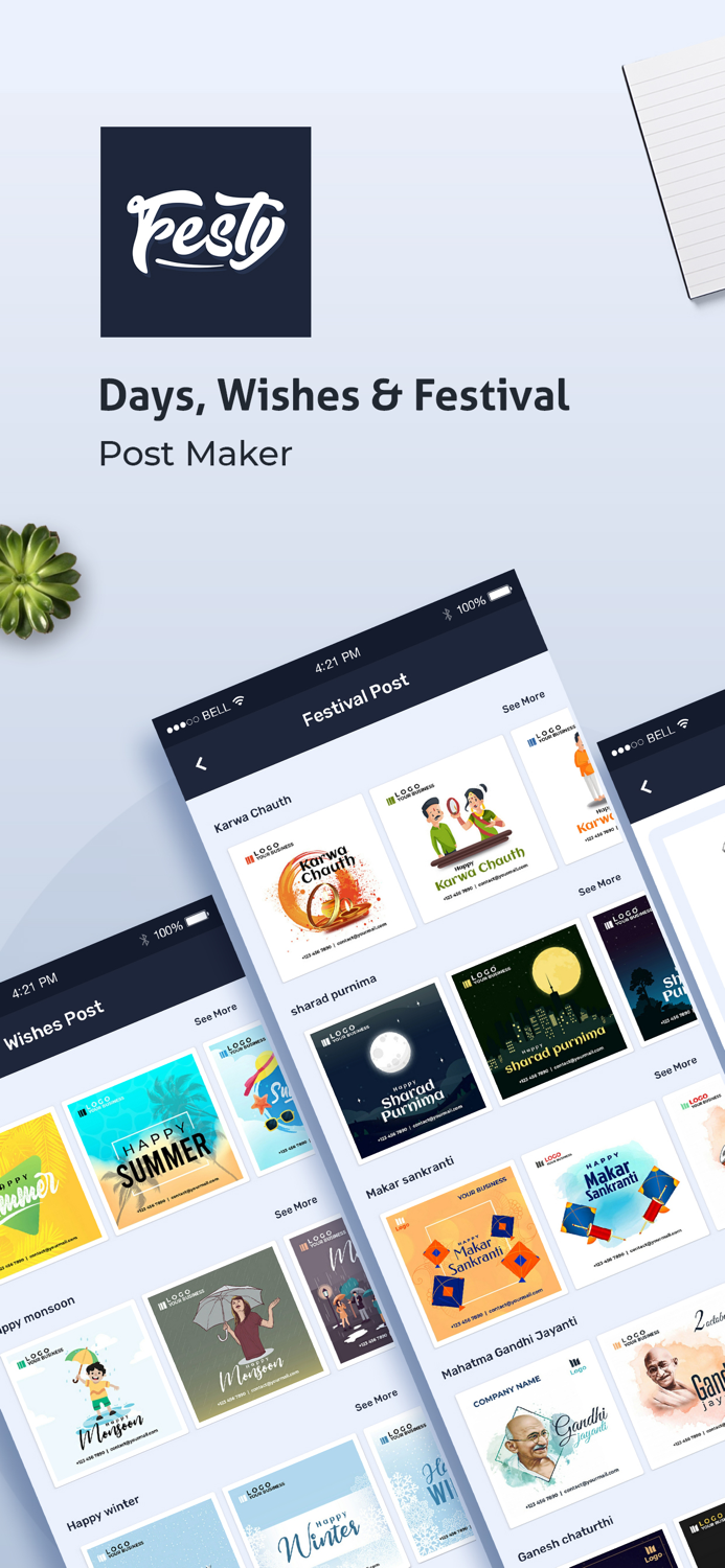 Festy - Festival Post Maker