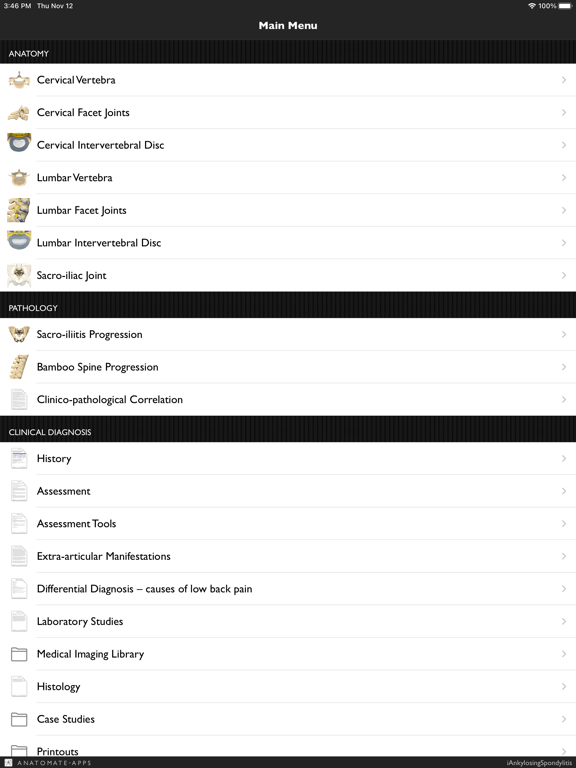 Screenshot #5 pour iAnkylosingSpondylitis Pro