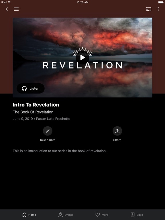 SB Church iPad screenshot 3 - Lifestyle app