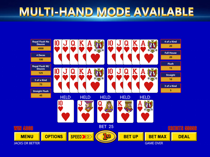 Pocket Video Poker King