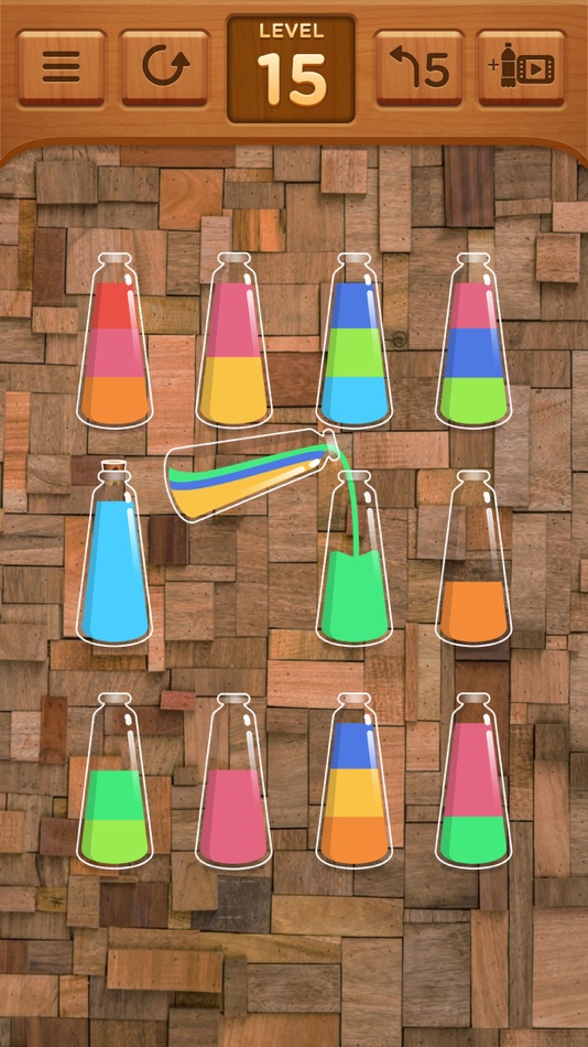 #5. Liquid Sort Puzzle- Water Sort (iOS) 由: Quoc Thuan Mai