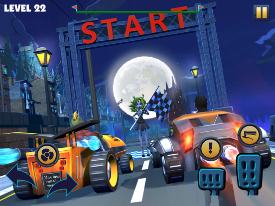 Street Monster Kart Race Rush iPad screenshot