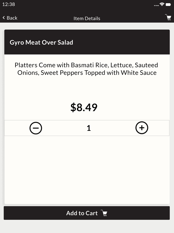 Kabab Platter and Burger