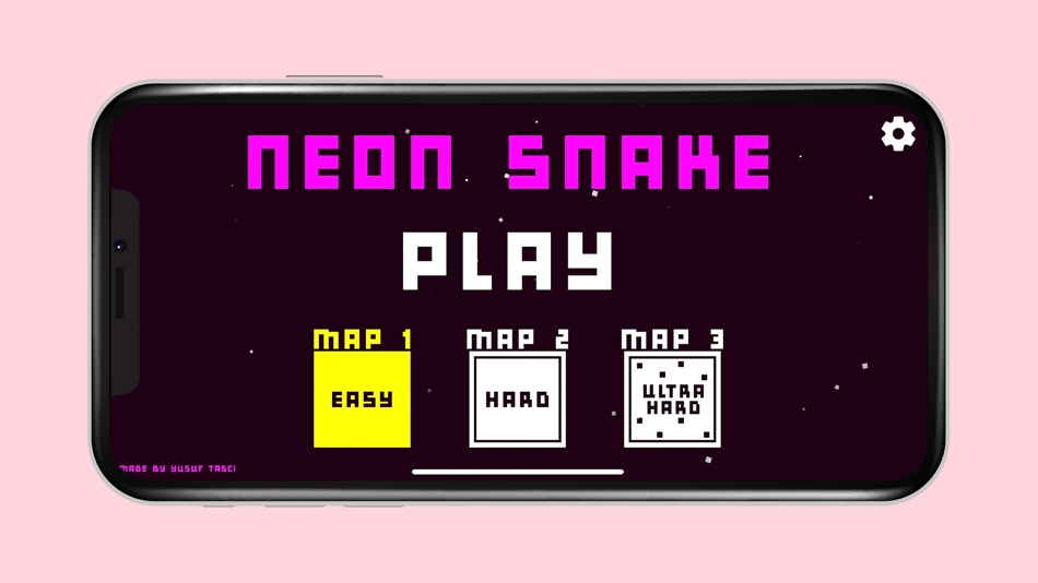 #1. NEON SNAKE GAME (iOS) 由: Yusuf Tascı