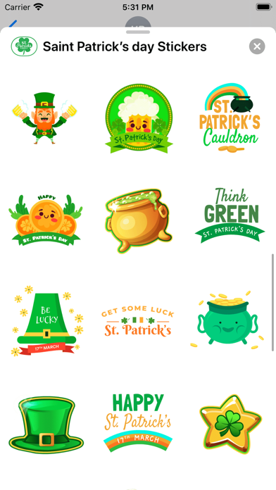 Saint Patrick’s day Stickersのおすすめ画像2