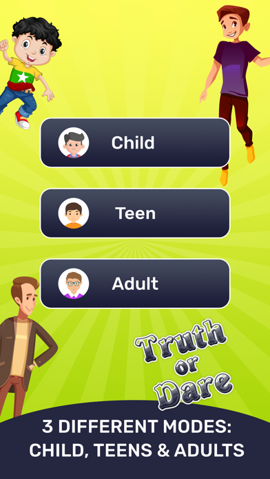 Screenshot #1 pour Truth or Dare Spin Bottle Game