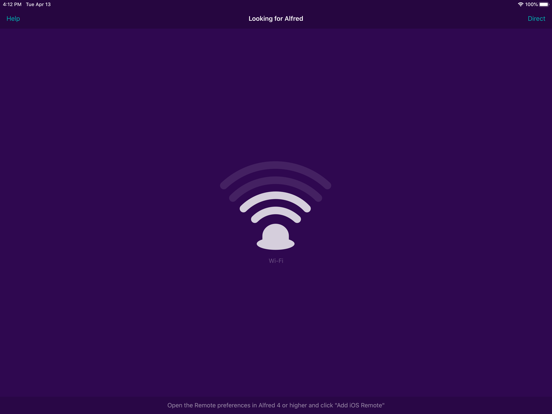 Alfred Remote iPad app afbeelding 5