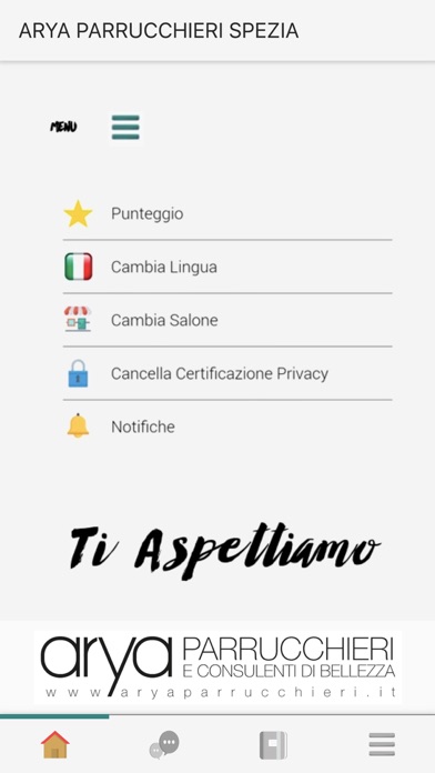 Arya Parrucchieri Spezia Screenshot