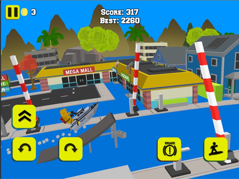 WATER BIKE STUNT RACE GAMES 3D screenshot 6