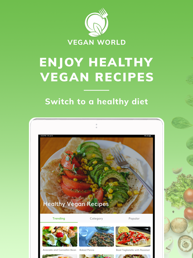 ‎Vegan Recipes - Plant Based Screenshot