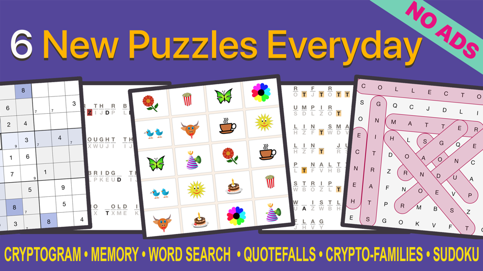 #1. Daily Puzzles (iOS) 由: Norman Basham