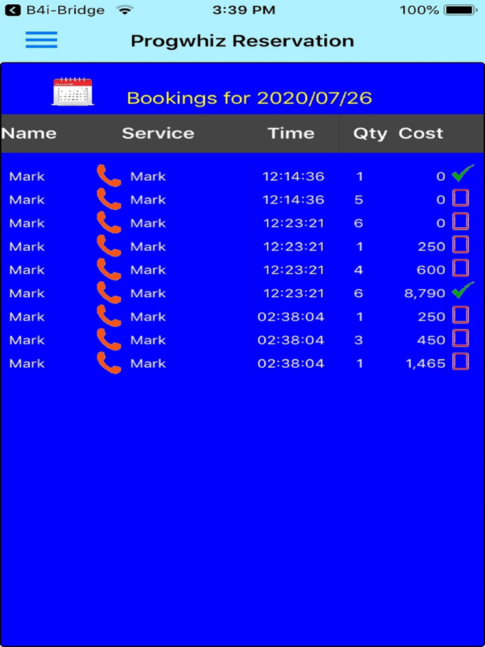 Progwhiz Reservation