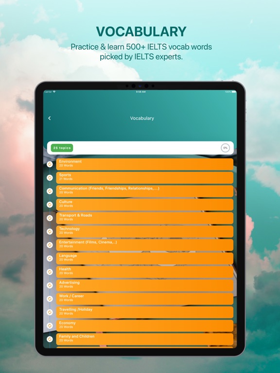 IELTS practice test 2020 iPad screenshot 5 - Education app