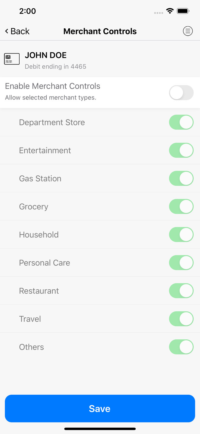 My Blue Flame Wallet