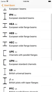 beam calculator - steel & wood iphone screenshot 2