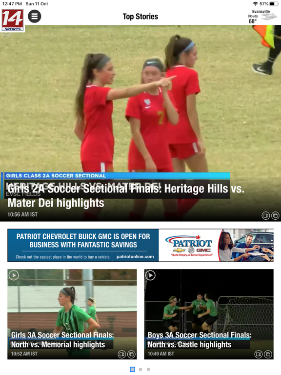 14 Sports WFIE iPad screenshot 3 - Sports app