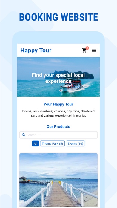 Screenshot #1 pour Rezio Travel Booking Admin