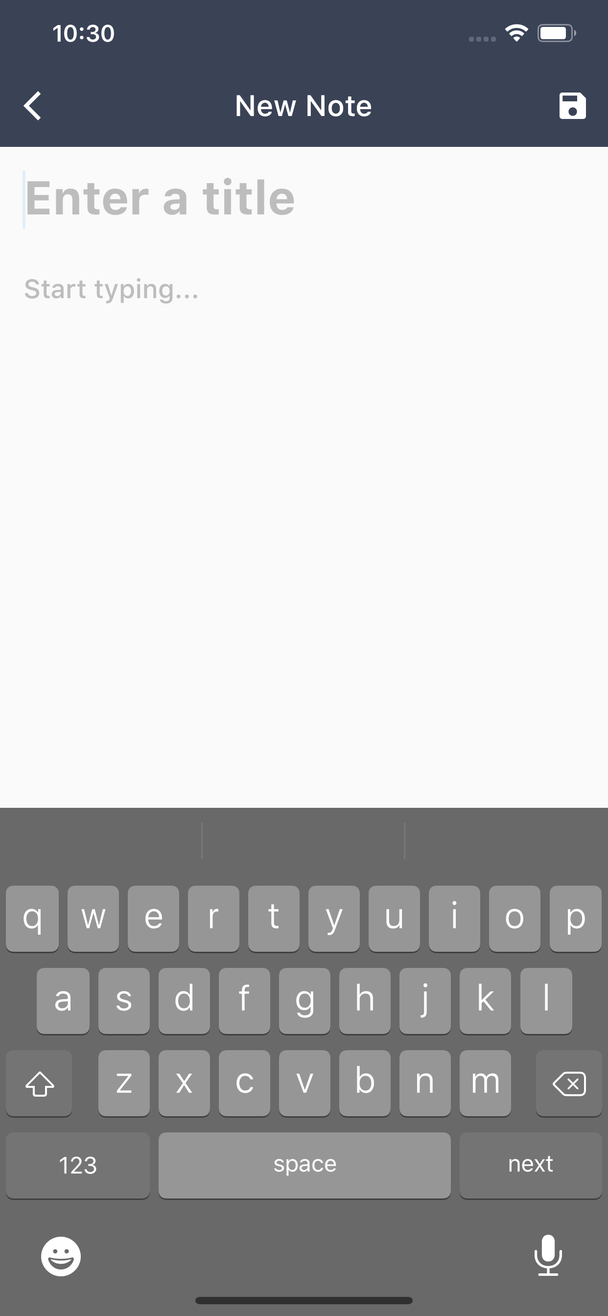 Notepad One