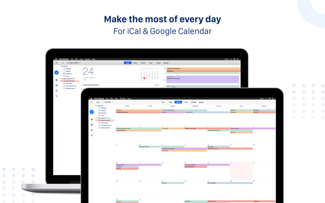‎Tiny Calendar - CalenMob Screenshot