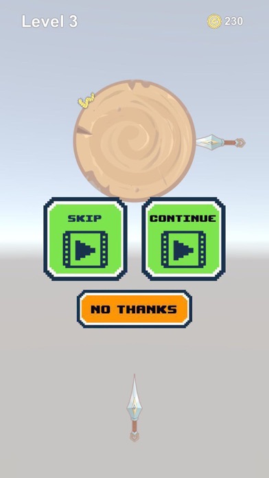 fly knife train Screenshot