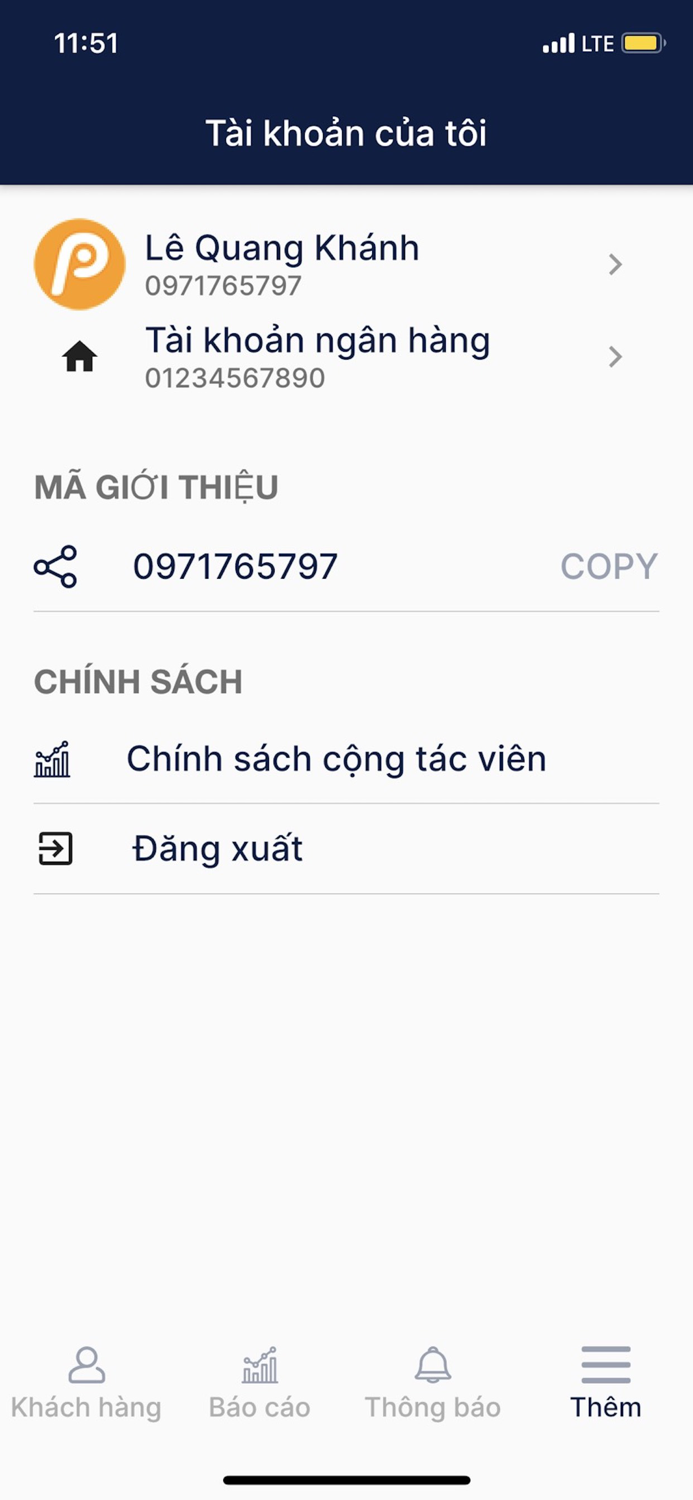 Ứng dụng đối tác PosApp