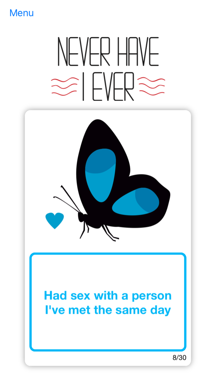 Never Have I Ever. Party game