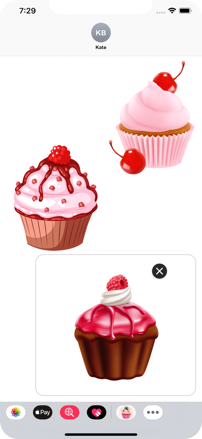 Cupcake Stickers