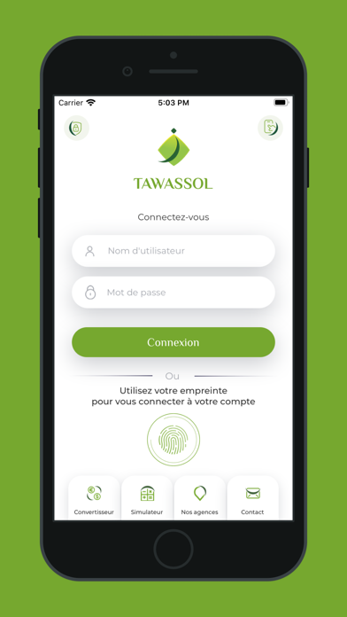How to cancel & delete Tawassol by Banque Zitouna from iphone & ipad 1