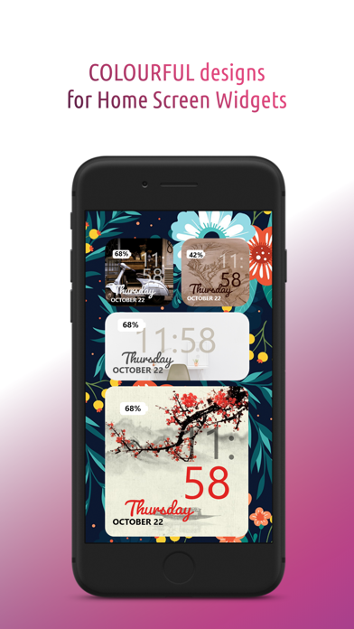 Screenshot #2 pour Widget 360 : Coloré Theme Icon