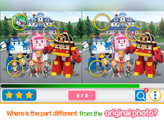 Screenshot #6 pour Robocar Poli: Find Difference