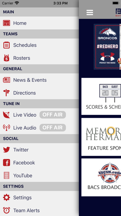 Bay Area Christian Athletics Screenshot