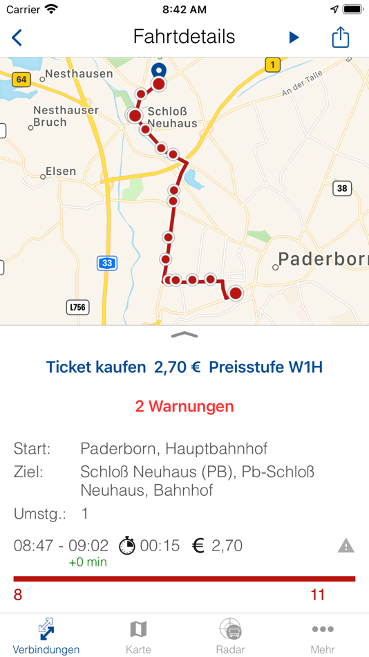 #2. PaderSprinter Kompass (iOS) 由: PaderSprinter GmbH