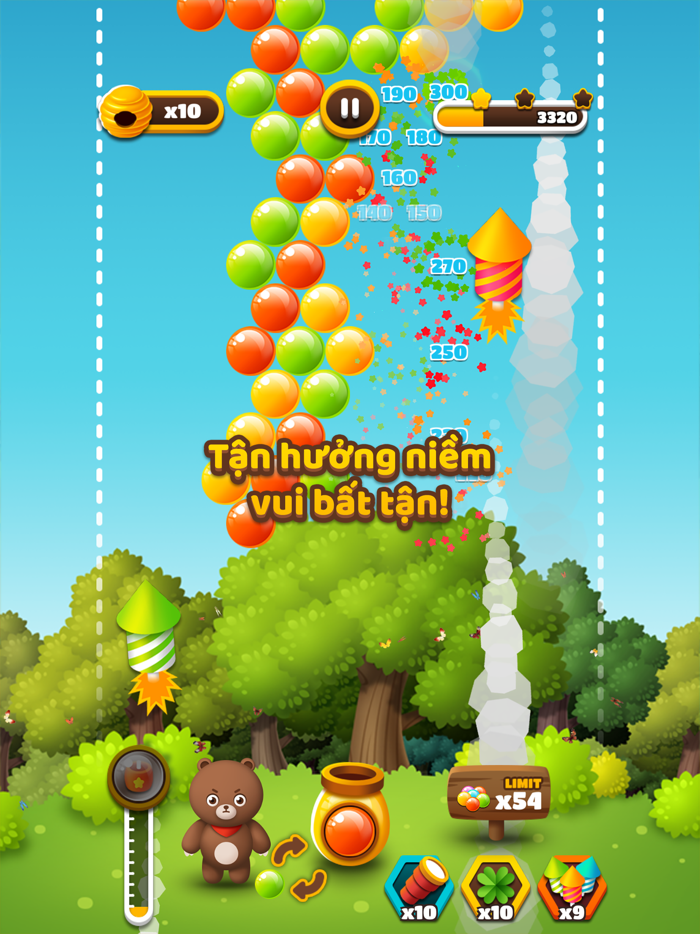 Bubble Shooter  Hungry Bear