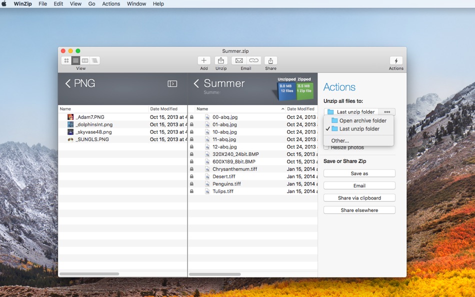 #5. WinZip (macOS) 由: WinZip Computing LLC