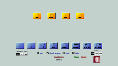 Rhythmic Dictation Screenshot