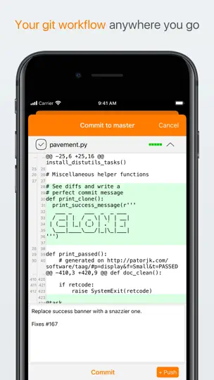 Скриншот Clone - Git Client Advanced на iPhone 3