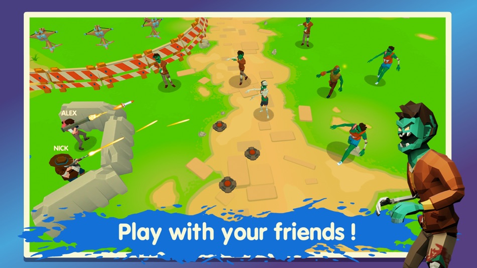 #1. Two Guys And Zombies 3D (iOS) 由: Evgeny Vedernikov