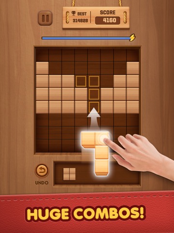 Wood Block Puzzleのおすすめ画像2