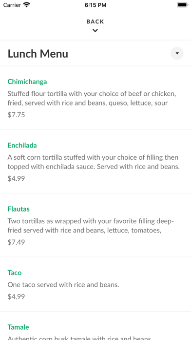 Mexico Viejo Restaurant Screenshot 3 - AppWisp.com Mexico Viejo Restaurant Screenshot 3 - AppWisp.com