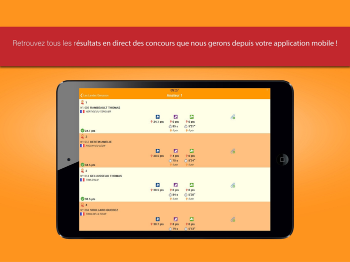 Résults Vendée EquiEvents
