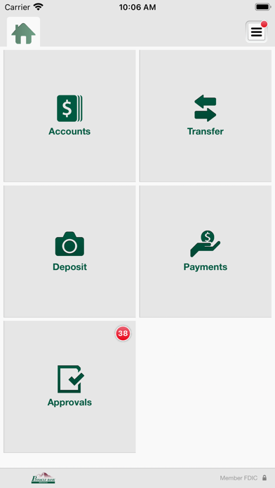 Pinnacle Bank Business Screenshot