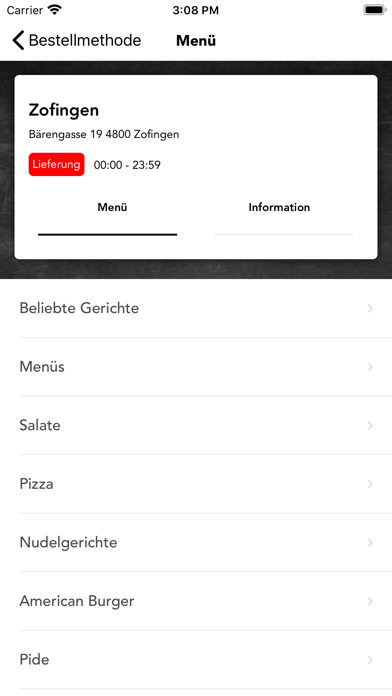 Berfin'ella Pizzeria Screenshot