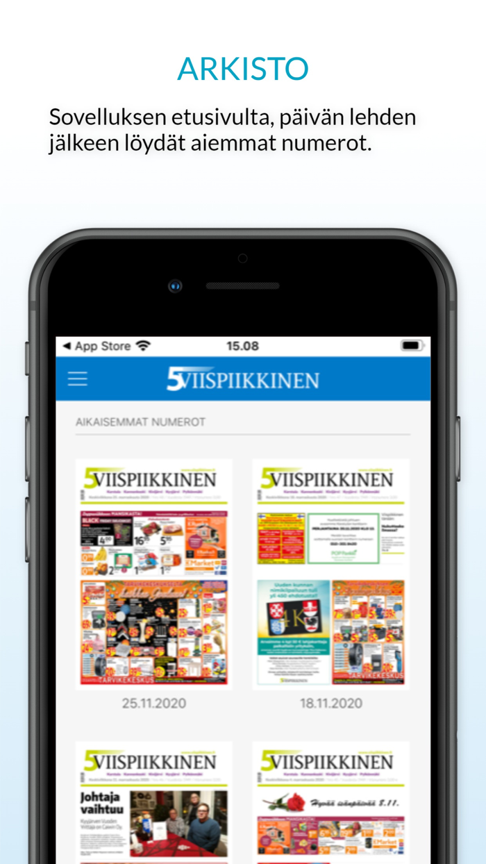 Viispiikkinen päivän lehti