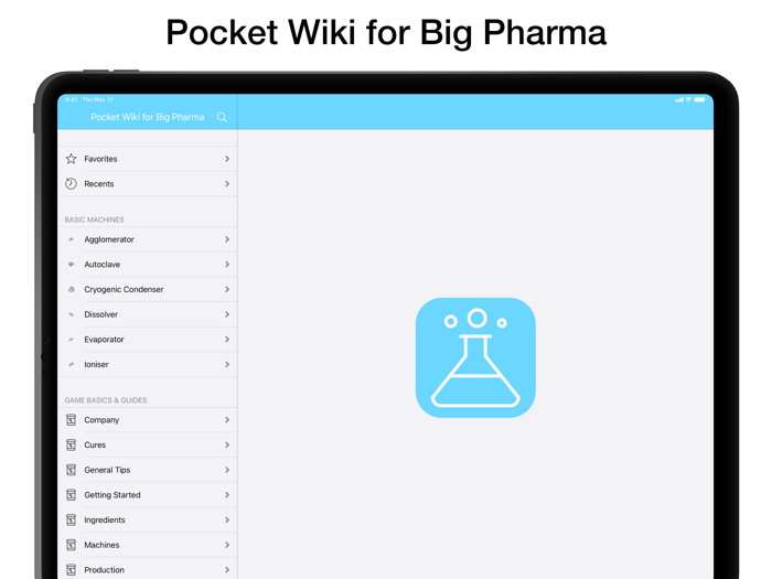 Pocket Wiki for Big Pharma