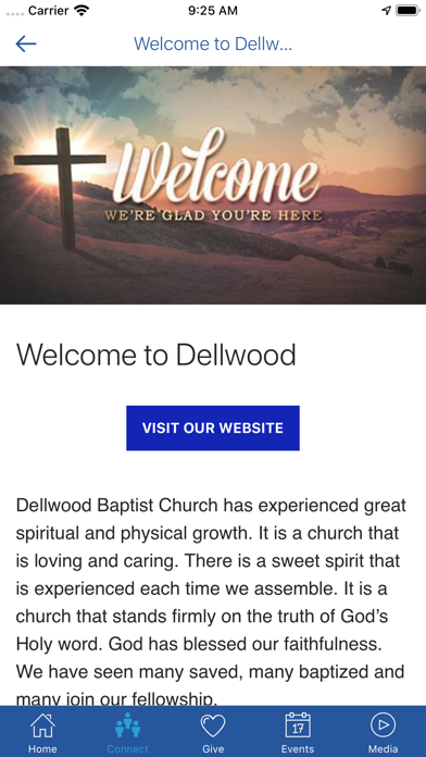 Dellwood Baptist Church Screenshot