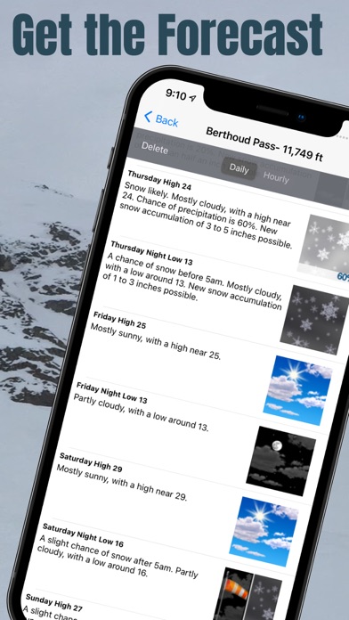 OnPoint Weather Forecasts Screenshot