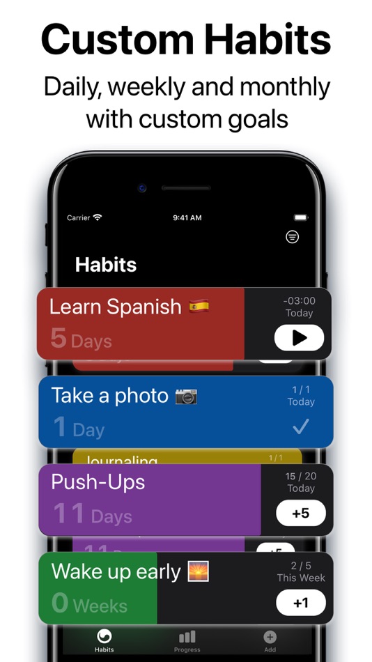 #6. Leap Habits - Habit Tracker (iOS) Podle: Benedict Bartsch